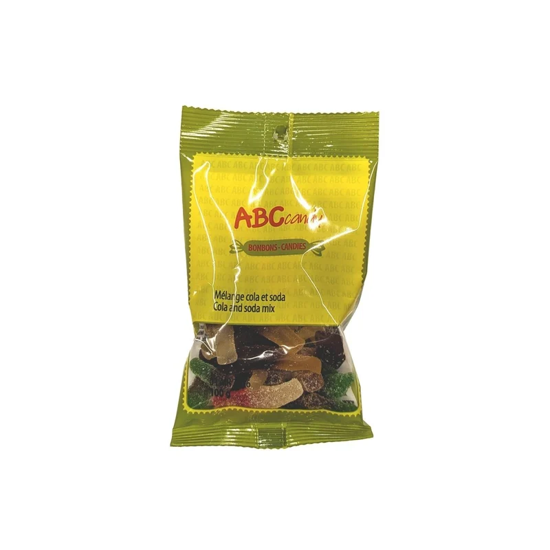 Cola and Soda Mix Candies, 100g, 1 Count