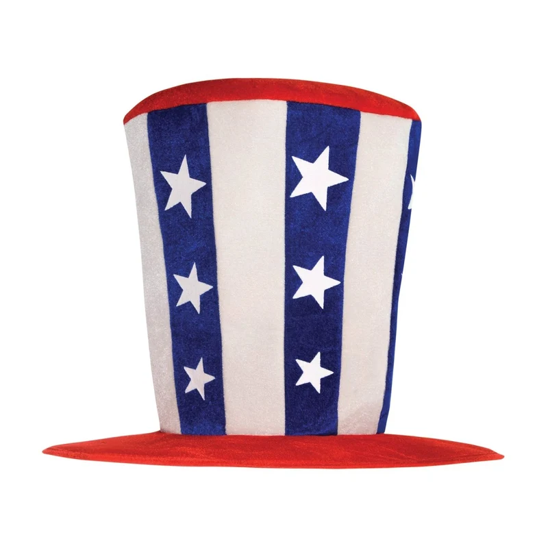 Patriotic Oversized Top Hat for Adults