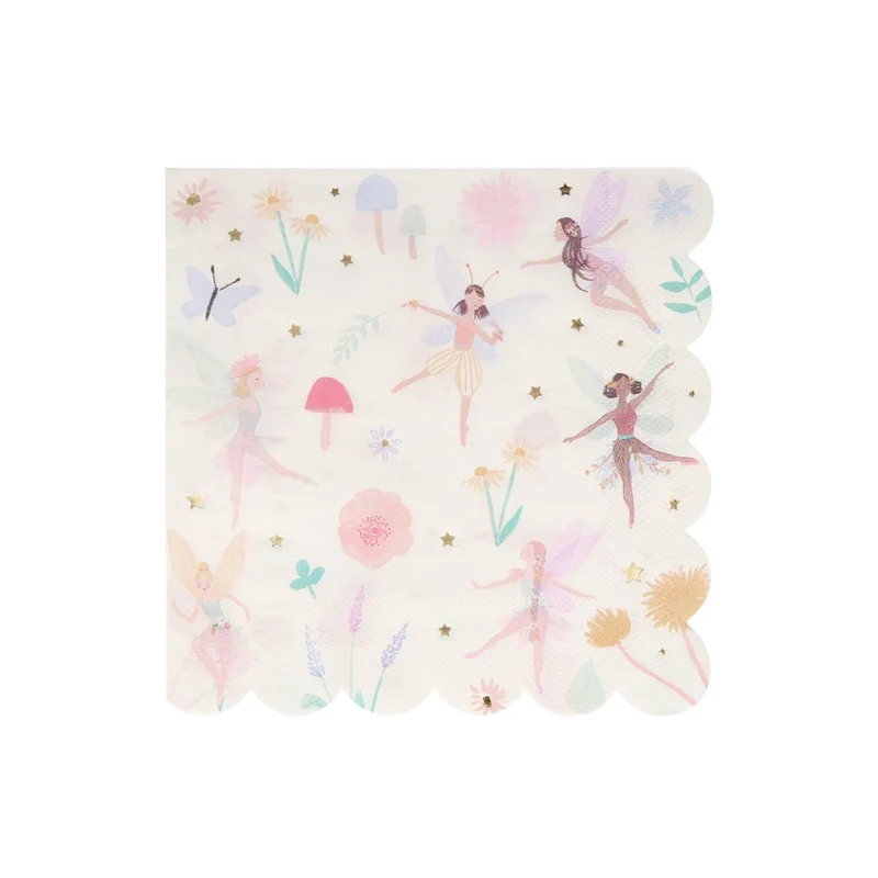 Fairy Large Lunch Napkins, 16 Count