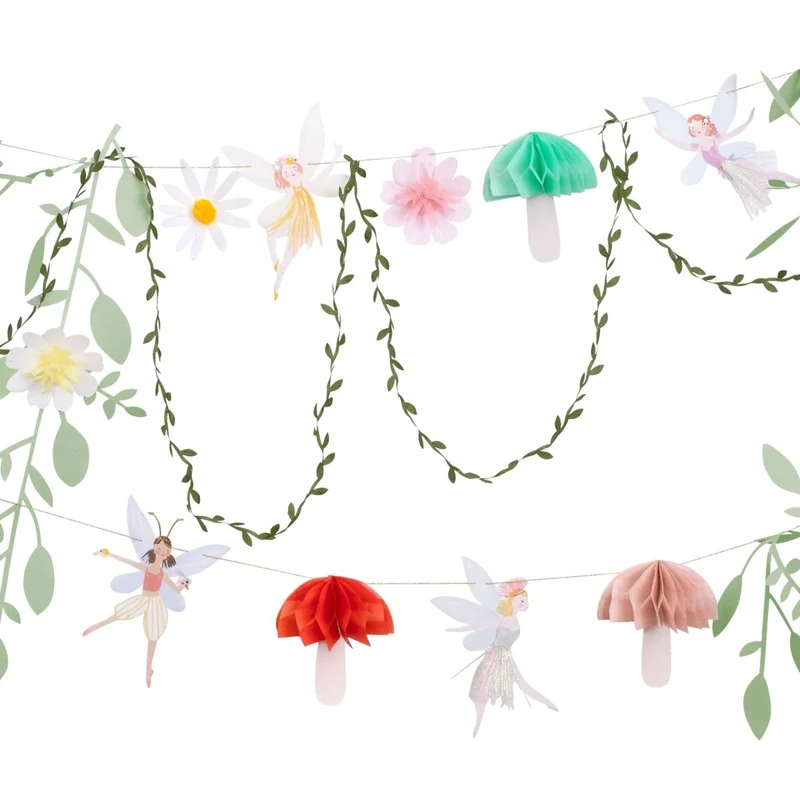 Fairy Paper Garland, 72 Inches, 1 Count