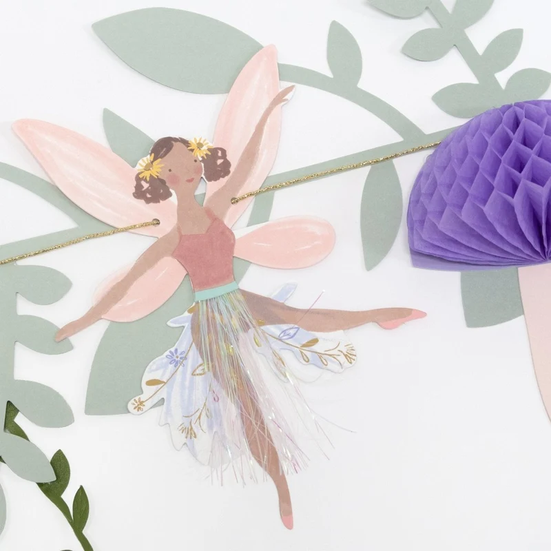 Fairy Paper Garland, 72 Inches, 1 Count