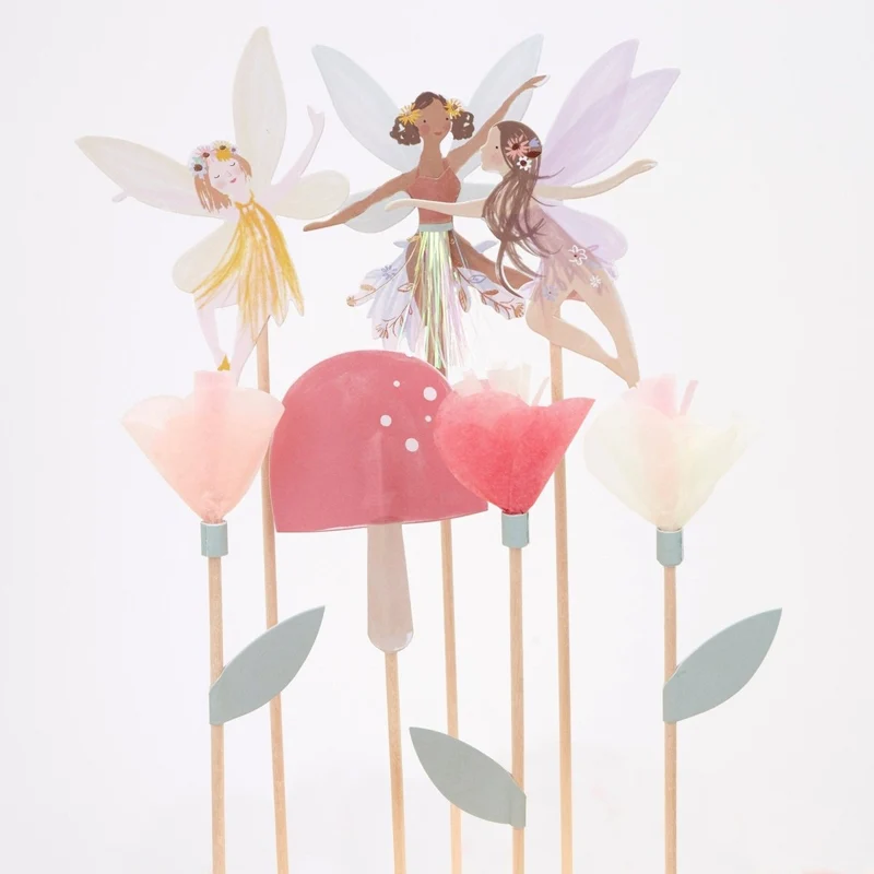 Fairy Cake Toppers, 7 Count