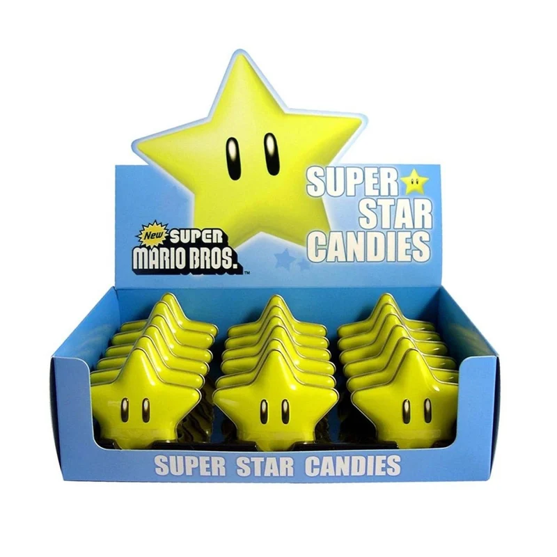 Super Star Candies, Super Mario, Nintendo, 17g, 1 Count