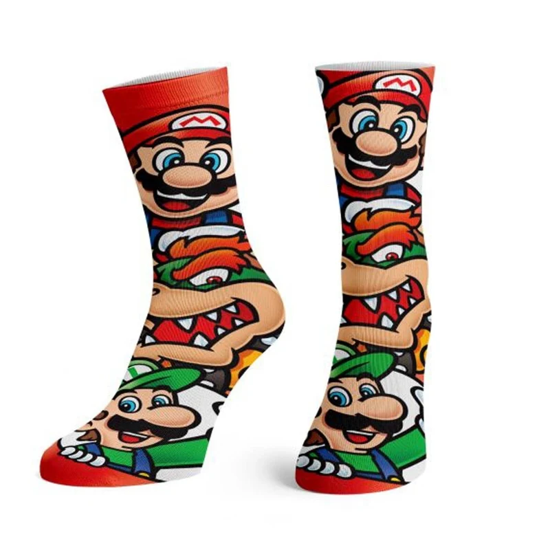 Super Mario Socks for Adult, 1 Pair