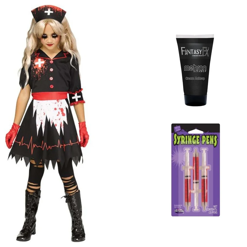 Evil Nurse Costume Kit for Kids