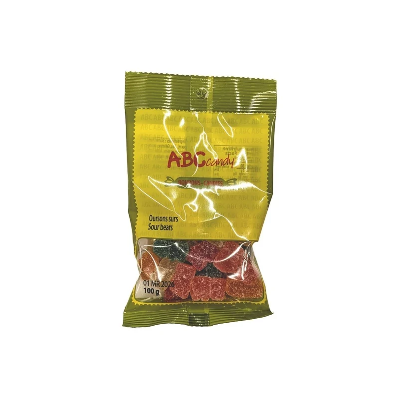 Sour Bear Candies, 100g, 1 Count