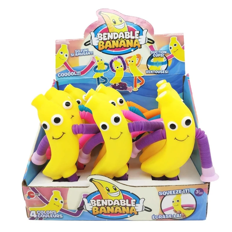 Bendable Banana Toy, Assortment, 1 Count