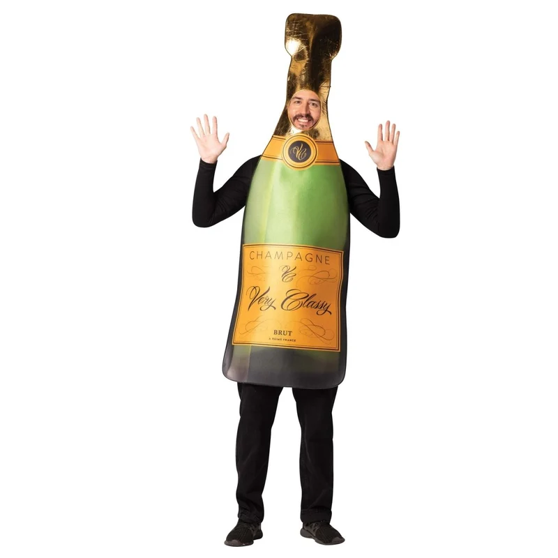 Champagne Bottle Costume for Adults
