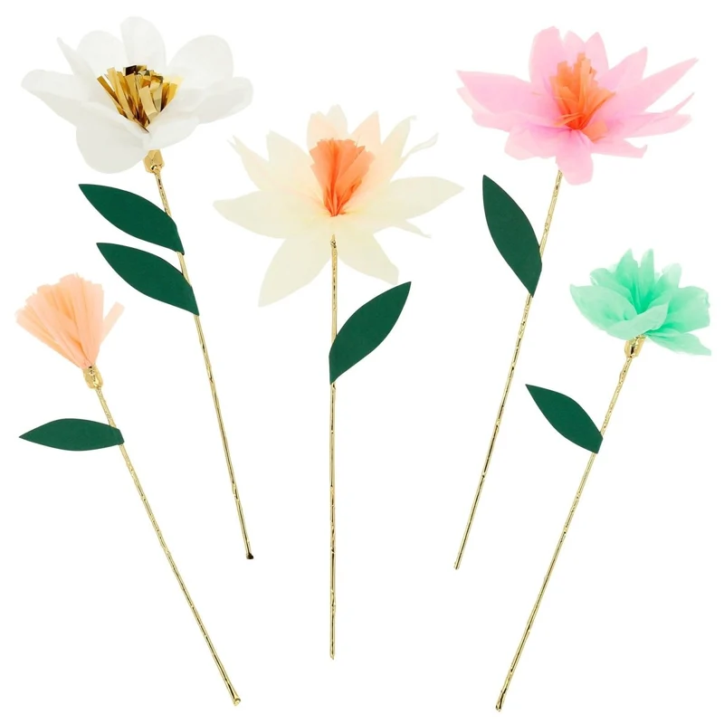 Flower Garden Decorative Sticks, 10 Count