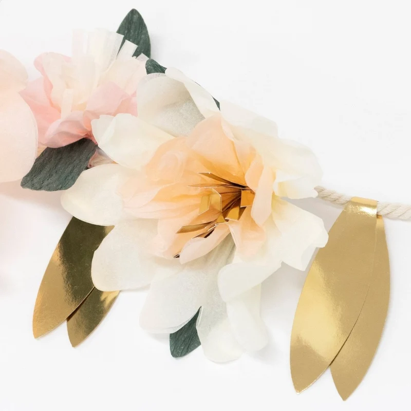 Rose Blossom Giant Garland, 84 Inches, 1 Count