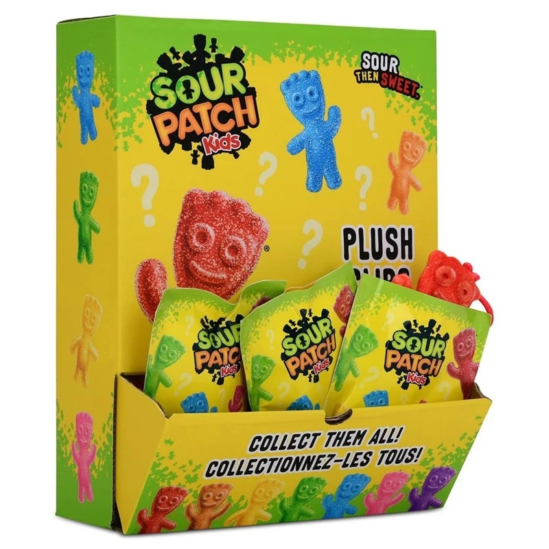 Sour Patch Mystery Plush Clip, Assortment, 1 Count