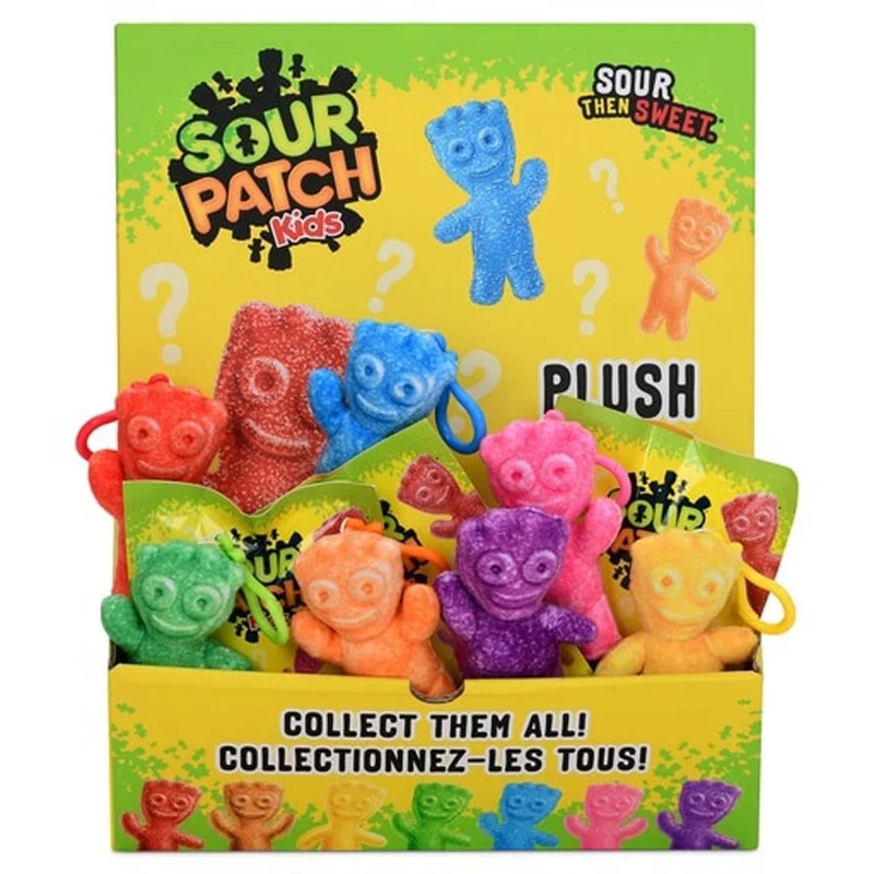 Sour Patch Mystery Plush Clip, Assortment, 1 Count