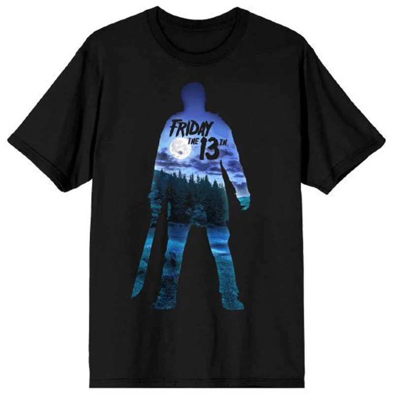 Jason Silhouette Forest T-Shirt for Adults, Friday the 13th