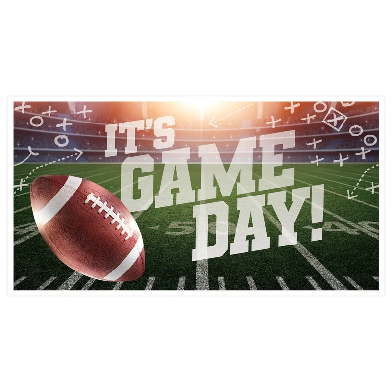 NFL Super Bowl Game On Banner, 65 X 33.5 Inches, 1 Count