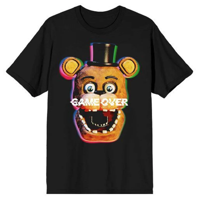 Freddy Fazbear Game Over T-Shirt for Adults, Five Night at Freddy's