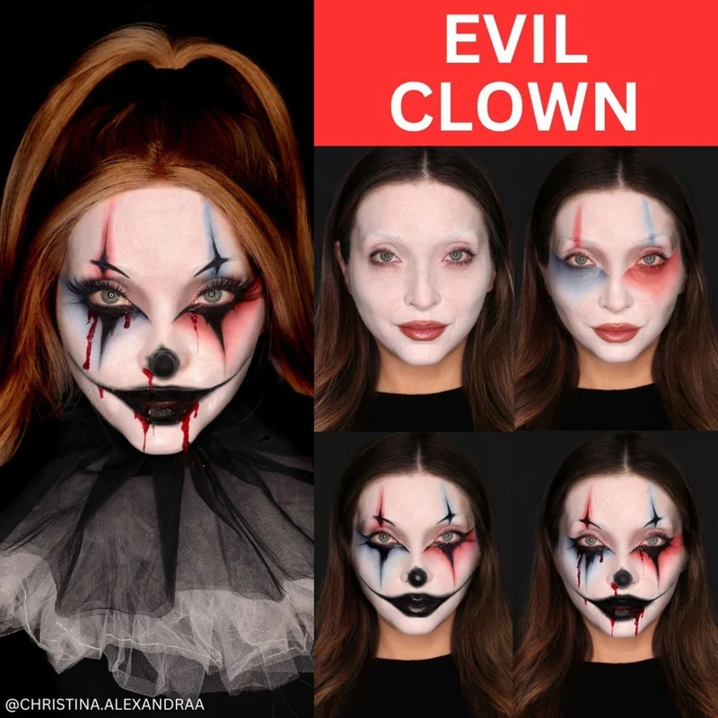 Clown Makeup Kit, 1 Count