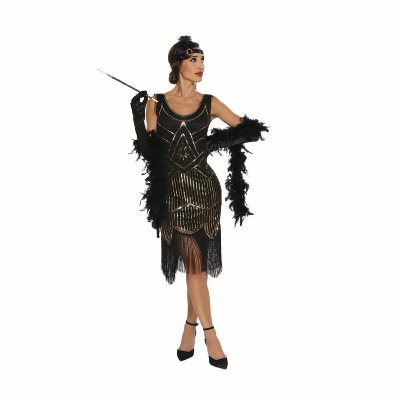 1920s Black Dress for Adults