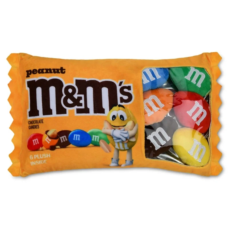 Peanut M&M Packaging Plush, 17 Inches, 1 Count