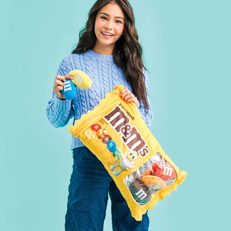 Peanut M&M Packaging Plush, 17 Inches, 1 Count