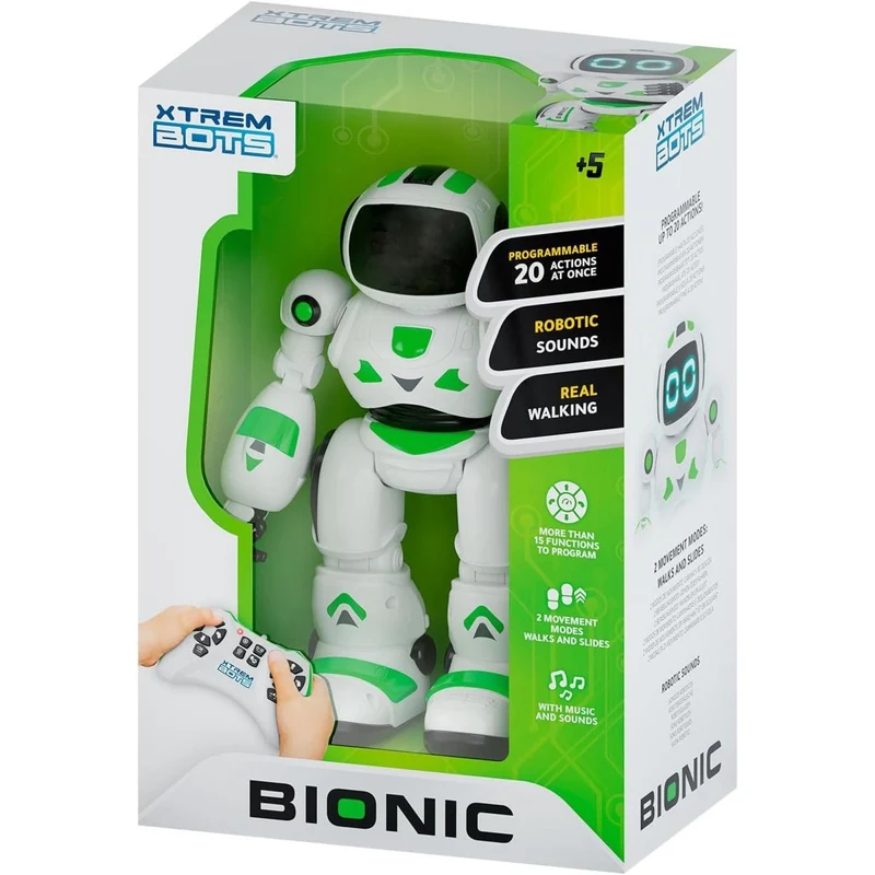 Remote Control Xtreme Bot, Bionic, 1 Count