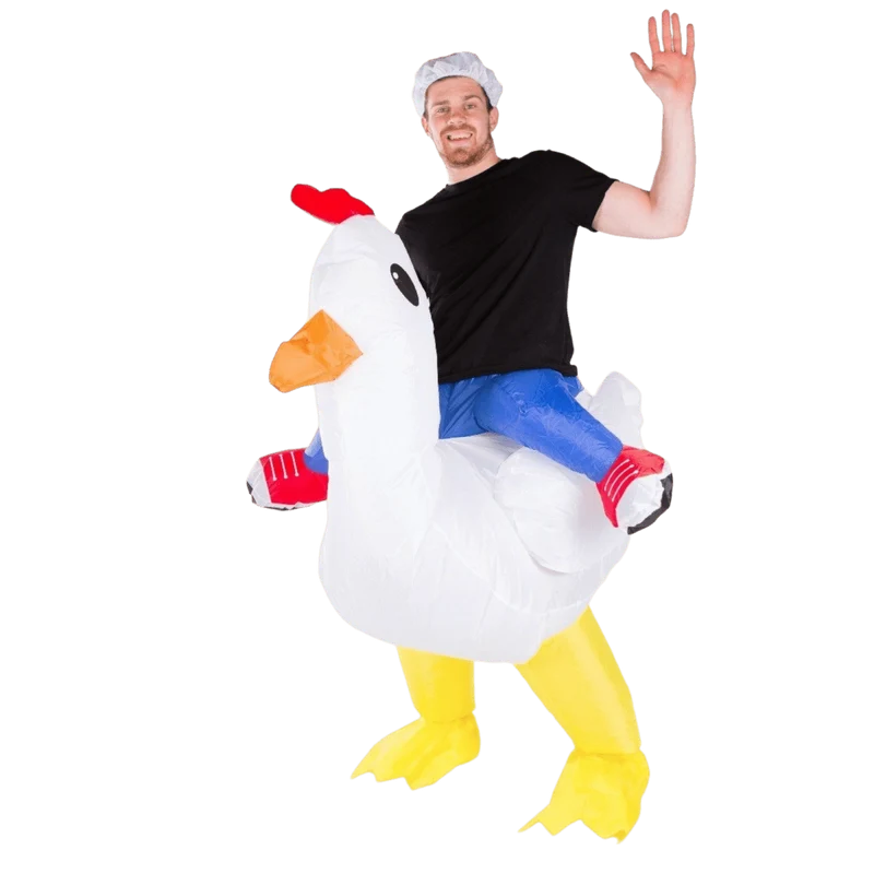 Inflatable Giant Chicken Costume for Adults