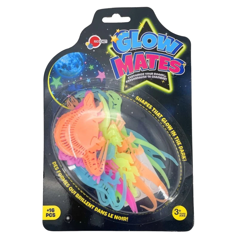 Glow in the Dark Wall Stickers, Assortment, 1 Count