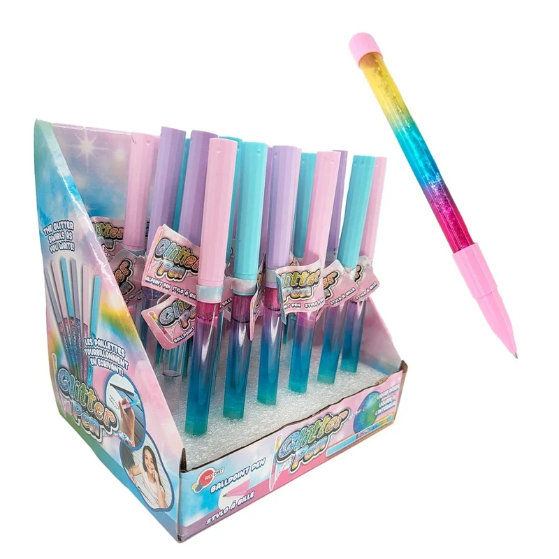 Glitter Pen, Assortment, 1 Count