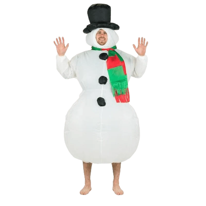 Inflatable Snowman Costume for Adults