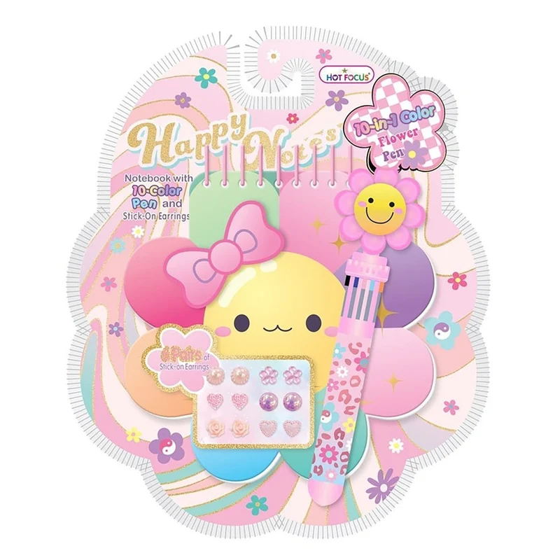 Groovy Flower Happy Notes Kit with Earrings, 1 Count