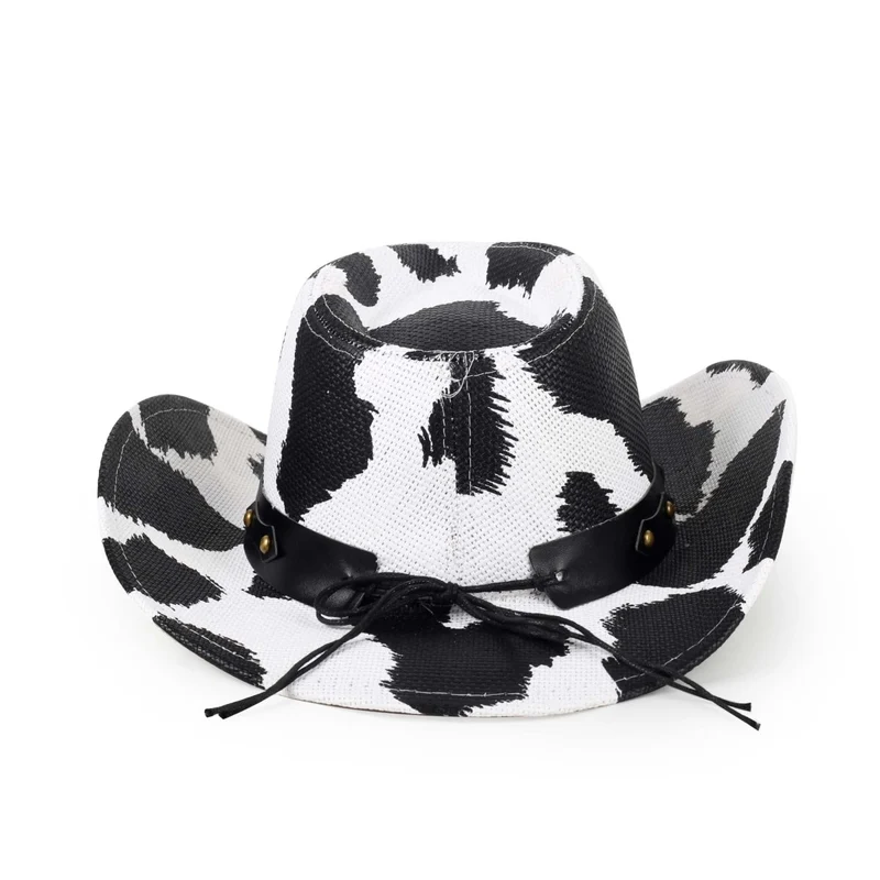 Cow Print Deluxe Cowboy Hat for Adults
