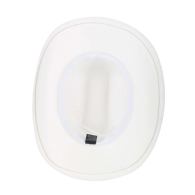 White Western Cowboy Hat for Adults