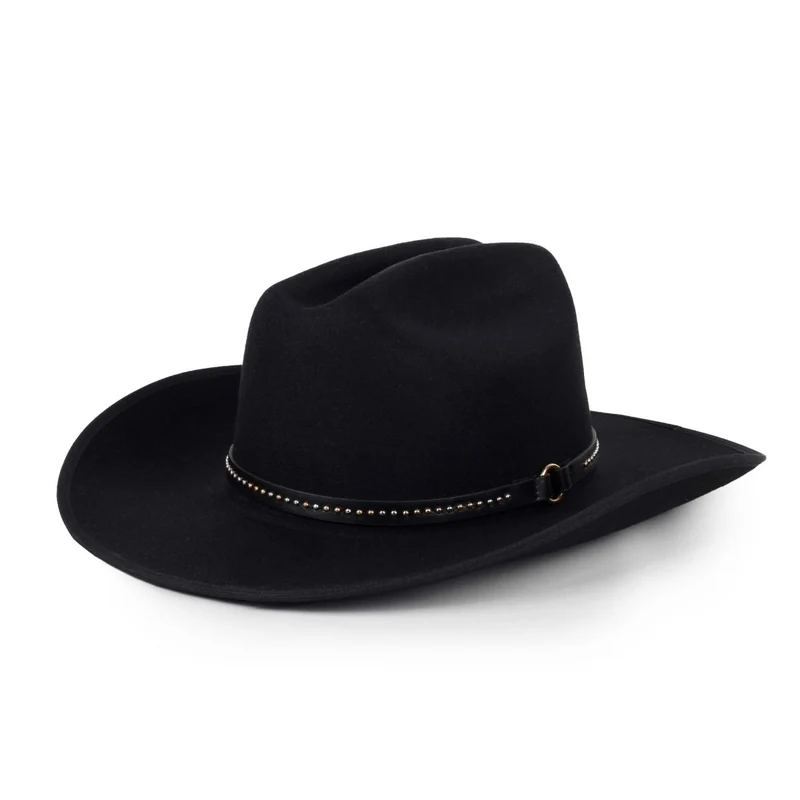 Black Western Cowboy Hat for Adults