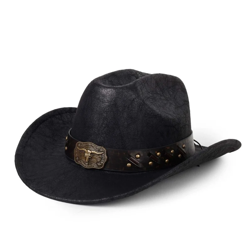 Black Cowboy Hat for Adults