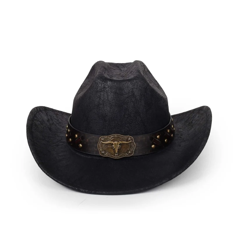 Black Cowboy Hat for Adults