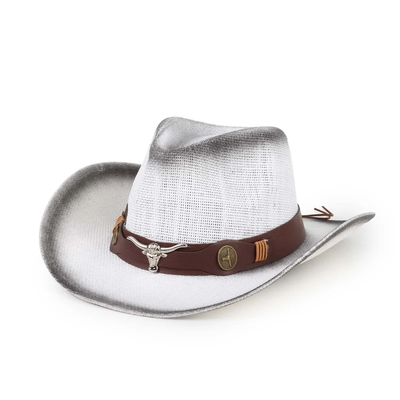 White Deluxe Cowboy Hat for Adults