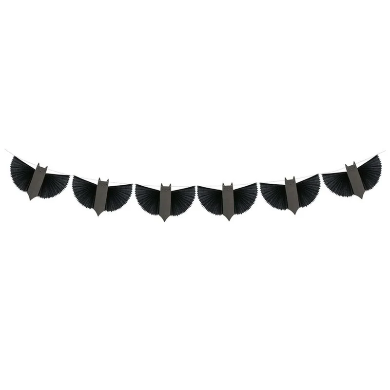 Bat Paper Garland, 72 Inches, 1 Count