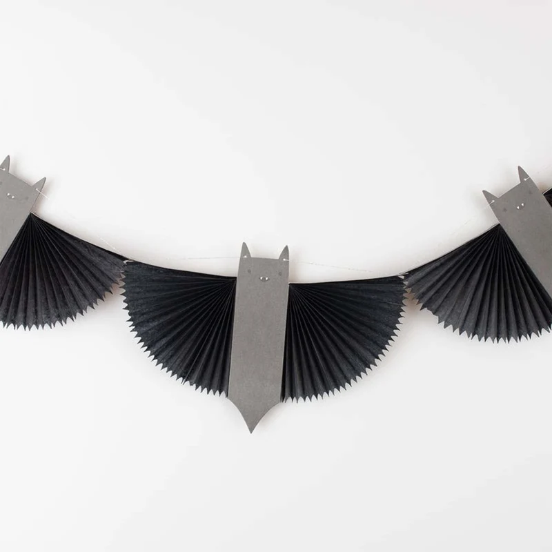 Bat Paper Garland, 72 Inches, 1 Count