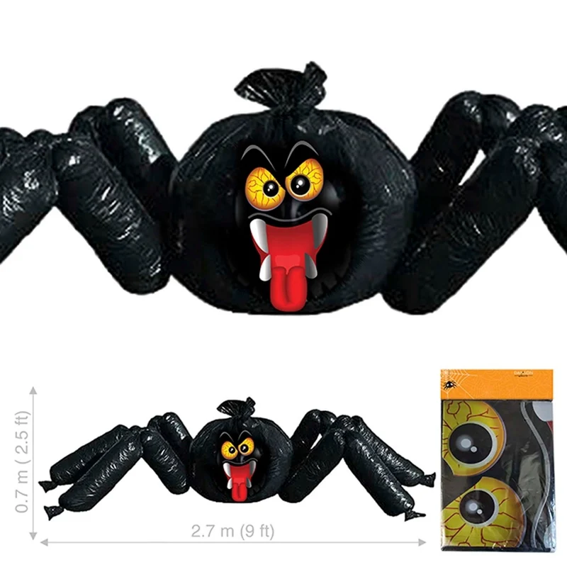 Giant Spider Leaf Bag, 108 x 30 Inches, 1 Count