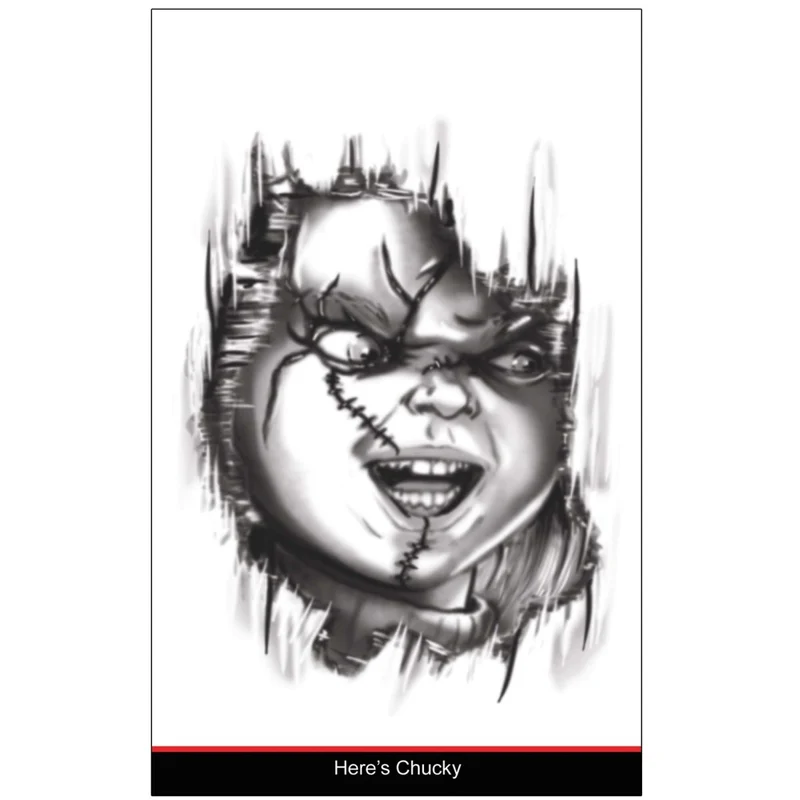 Here's Chucky! Temporary 3D Tattoo FX