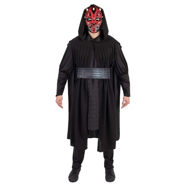 Star Wars Darth Maul Qualux Costume for Adults, Jumpsuit and Mask