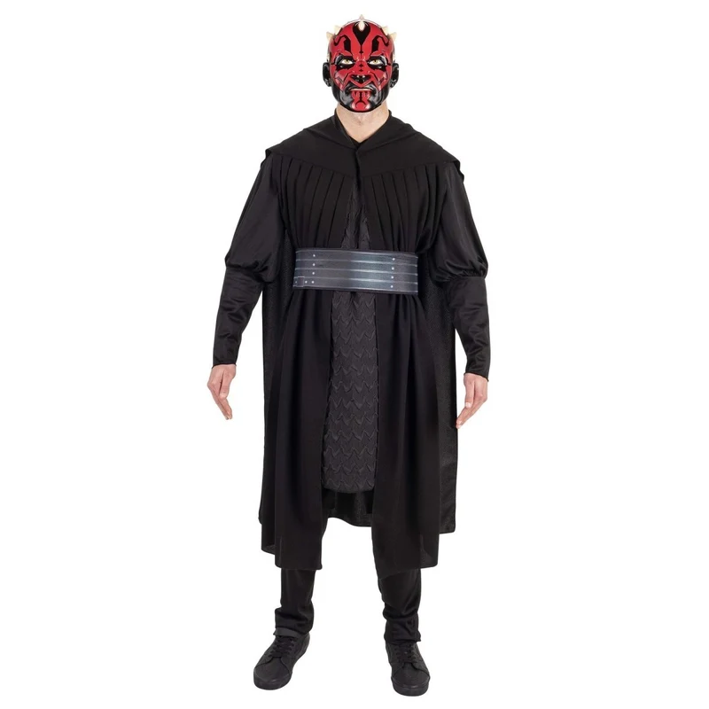 Star Wars Darth Maul Qualux Costume for Adults, Jumpsuit and Mask