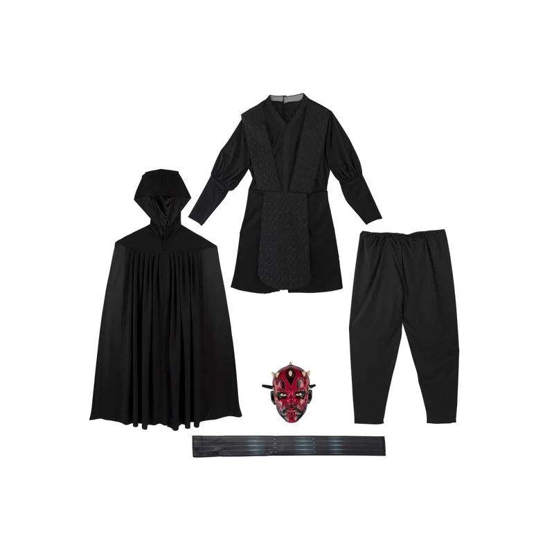 Star Wars Darth Maul Qualux Costume for Adults, Jumpsuit and Mask