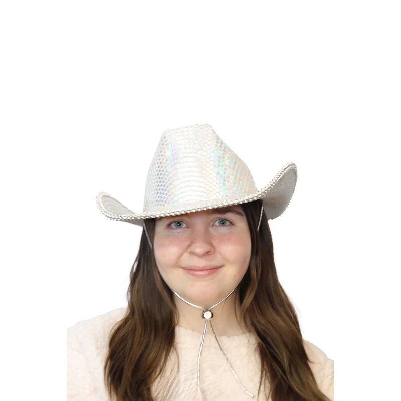 Silver Swift Cowboy Hat for Adults