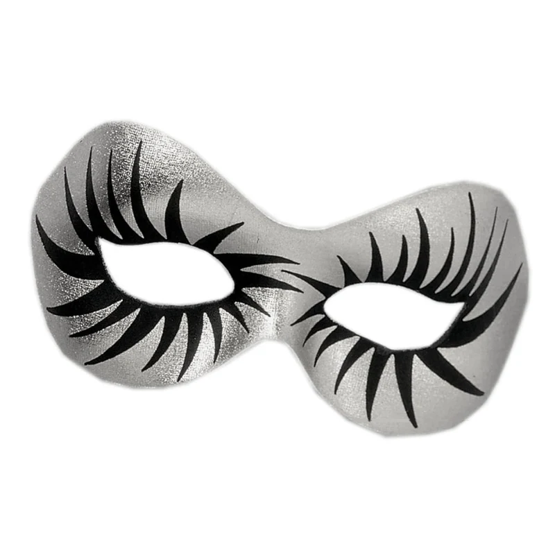 Silver Makeup Mask, 1 Count