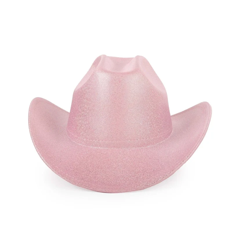 Pink Iridescent Cowgirl Hat for Adults