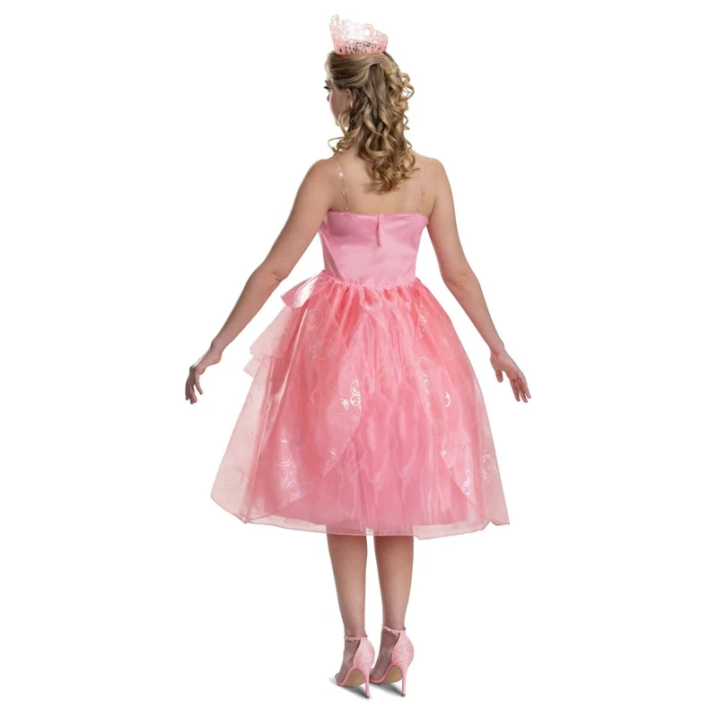 Wicked Glinda Deluxe Costume for Adults, Pink Dress
