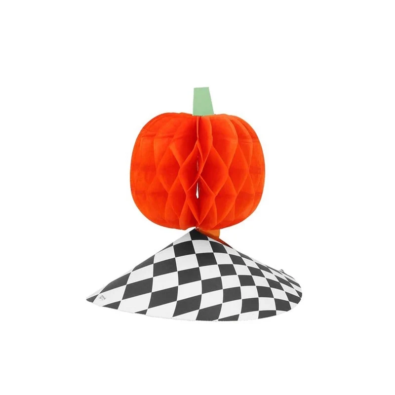 Mod Pattern Halloween Party Paper Hats, 6 Count