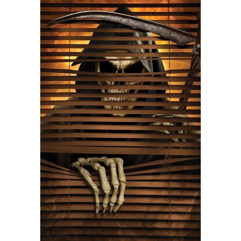 Reaper with Scythe Window Cover, 36 Inches, 1 Count