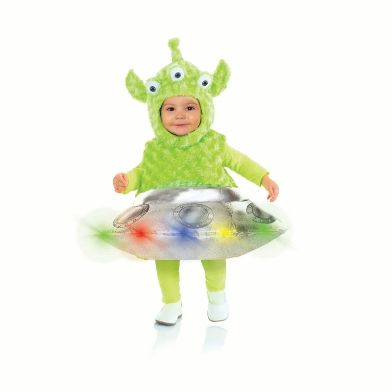 Out Of This World Costume for Toddlers, Green Plush Body and Head