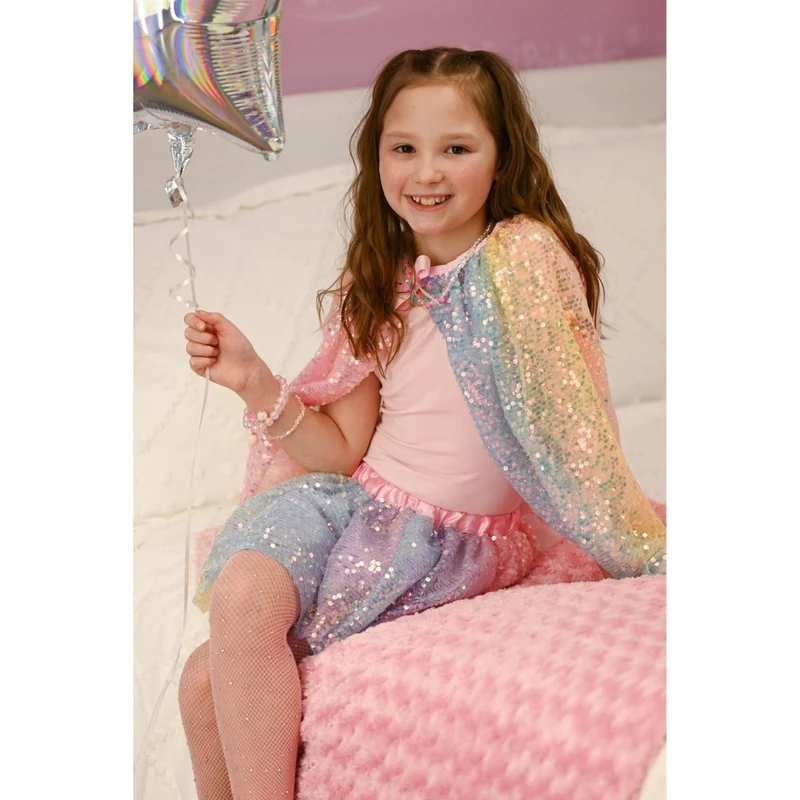 Ombre Sequins Skirt for Kids